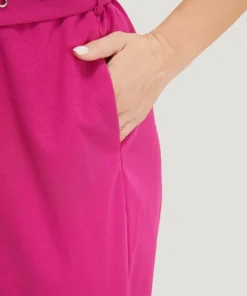 Plain Pocket Wrap Buckle Belt Jumpsuit -Clothing Shop 433063117 mr f8f09088 426f 44a7 80a1 a2f4a30f42d5