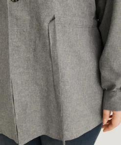 Anti-Wrinkle Plain Pocket Drawstring Button Up Suit Collar Coat -Clothing Shop 435943382 mn 0d67085d 92d2 44ec a468 6ce06285c868