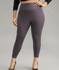 Solid Butt Lifting Wideband Waist Leggings -Clothing Shop 436458673 bb f6056b90 41a2 4067 885a 4ce1193b5a81