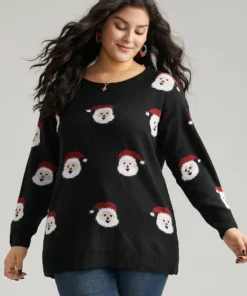 Christmas Santa Claus Round Neck Pullover 20 Christmas Santa Claus Round Neck Pullover -Clothing Shop 438856463 nt