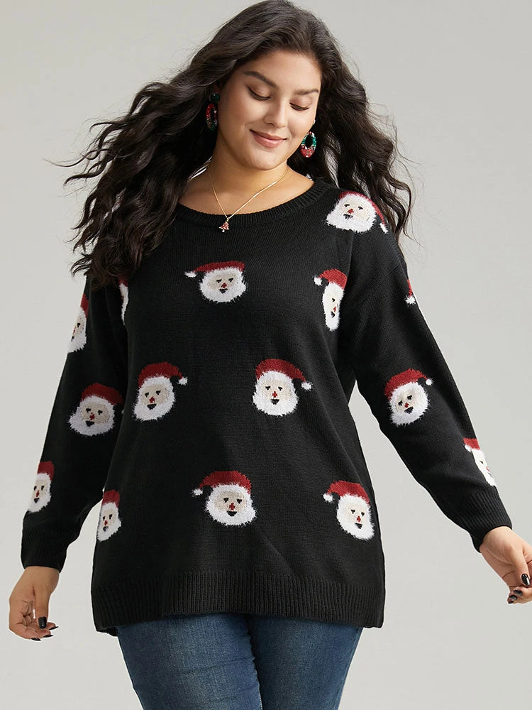 Christmas Santa Claus Round Neck Pullover 5 Christmas Santa Claus Round Neck Pullover - Image 3