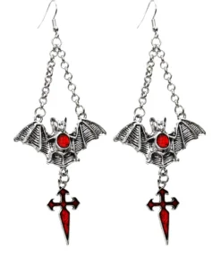 Halloween Bat Cross Jewelry Accessory Sets -Clothing Shop 441921000 iy