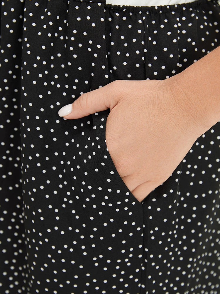 Polka Dot Pocket Button Detail Overall Jumpsuit 10 Polka Dot Pocket Button Detail Overall Jumpsuit - Image 8