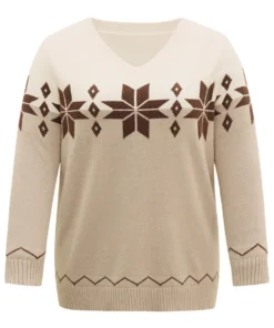Supersoft Essentials Anti-Pilling Snowflake Print Pullover -Clothing Shop 446626239 np