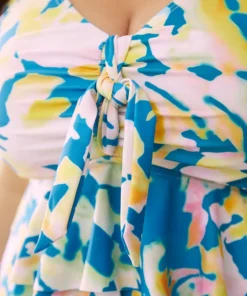 Graphic Print A Line Ruffle Tiered Knot Tankini Top 18 Graphic Print A Line Ruffle Tiered Knot Tankini Top -Clothing Shop 451800791 fi d7ef8859 cbec 4916 bc53 1de5183cb424