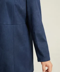 Plain Pleated Metal Detail Jacket -Clothing Shop 464423619 yo