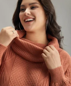 Plain Plisse Turtle Neck Loose Pullover -Clothing Shop 464928232 pp d75a2633 3dbb 47ad a0e0 0640e75d5400