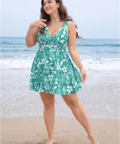 Floral Sculpt Waist V Neck Ruffle Hem Swim Dress 29 Floral Sculpt Waist V Neck Ruffle Hem Swim Dress -Clothing Shop 466480958 ig bcfe80cd a6e3 42d8 9da3 bc9f94a317eb