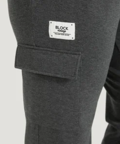 Letter Patched Flap Pocket Bowknot Elastic Waist Sweatpants -Clothing Shop 467444379 ai