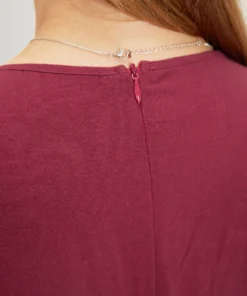 Plain V Neck Pocket Zipper Drawstring Sleeveless Jumpsuit -Clothing Shop 467486037 ii