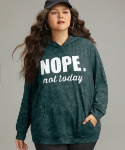 Letter Vintage Hooded Pocket Sweatshirt -Clothing Shop 467611273 iy 60de1745 35ef 4568 89ae 3ac5ddccf1af