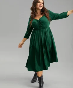 Supersoft Essentials Square Neck Ruched Dress 19 Supersoft Essentials Square Neck Ruched Dress -Clothing Shop 468612109 xu d889a82f 9d23 4bd2 a486 232cd5744dd3