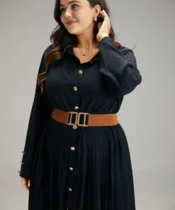 Twists Metal Buckle Weave Belt -Clothing Shop 469029388 ll