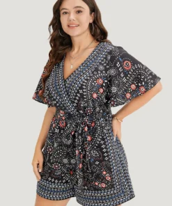 Bandana Print Belted Pocket Surplice Neck Romper -Clothing Shop 475314751 gk 74cf5b37 676b 4bd7 98f6 5ce264f037d7
