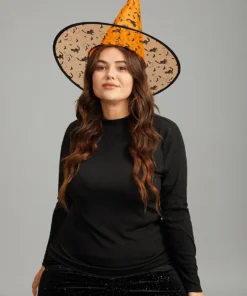 Halloween Cat Mesh Patchwork Hat -Clothing Shop 476163462 cb