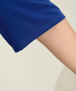 Floral Glitter Crew Neck Sleep Top -Clothing Shop 477128902 bm