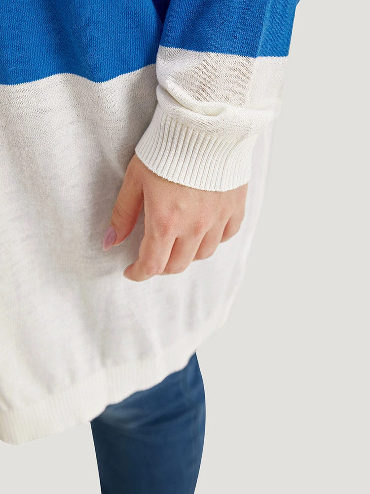 Supersoft Essentials Contrast Open Front Lightweight Cardigan 8 Supersoft Essentials Contrast Open Front Lightweight Cardigan - Image 6