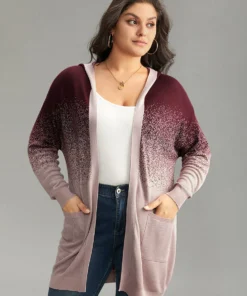 Supersoft Essentials Ombre Heather Pocket Hooded Cardigan 10 Supersoft Essentials Ombre Heather Pocket Hooded Cardigan -Clothing Shop 4797908 lj