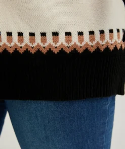 Fair Isle Pointelle Knit Belted Jacquard Button Front Cardigan -Clothing Shop 482060392 ix faa9b7fd 001a 49ff 93c0 6cd564bd341f