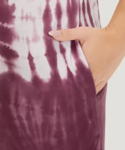 Tie Dye Pocket Adjustable Straps Cami Jumpsuit -Clothing Shop 482294599 vn