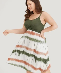 Supersoft Essentials Tie Dye Patchwork Pocket Crossover Cami Dress 16 Supersoft Essentials Tie Dye Patchwork Pocket Crossover Cami Dress -Clothing Shop 486550337 zw 3fe18325 8656 4afd 9dee 9387241b6226