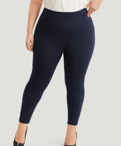 Plain Skinny Split Hem Pocket Pants -Clothing Shop 487445259 un 3648d0ac a60f 4e4d 8dba dea1457a1c3e