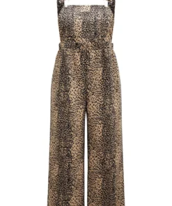 Leopard Adjustable Straps Patched Pocket Jumpsuit 11 Leopard Adjustable Straps Patched Pocket Jumpsuit -Clothing Shop 489939148 ge