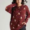 Supersoft Essentials Christmas Print Star Round Neck Pullover -Clothing Shop 497536320 wk 13e7d2bf d50a 4747 b260 2c49667bfed8