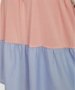 Color Block Contrast Cap Sleeve Tank Top -Clothing Shop 499119797 dm