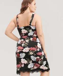 Floral Print Lace Trim Cami Night Dress -Clothing Shop 4 9129c559 c51a 4191 a95f f082d886722a