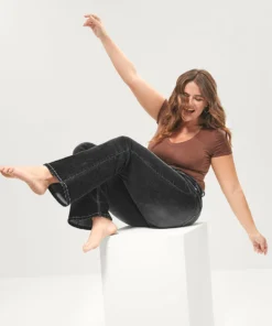 Bootcut Very Stretchy Mid Rise Medium Wash Sculpt Waist Jeans -Clothing Shop 4 98b00811 ff77 4ced 861e b2cb10e263d1