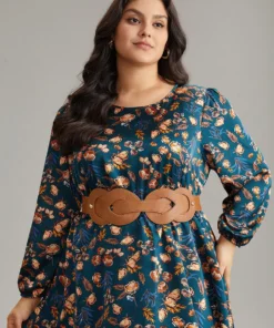 Boho Geometric Buckle Elastic Belt