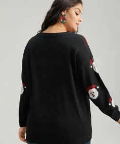 Christmas Santa Claus Round Neck Pullover 19 Christmas Santa Claus Round Neck Pullover -Clothing Shop 504558095 jn