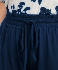 Solid Elastic Waist Pocket Drawstring Sleep Shorts 13 Solid Elastic Waist Pocket Drawstring Sleep Shorts -Clothing Shop 506174126 sn