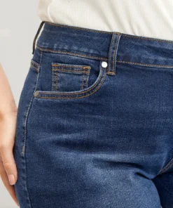 Skinny Very Stretchy High Rise Dark Wash Contrast Denim Shorts -Clothing Shop 509530161 mh 2b117b7d e2fc 494b 8835 27da50c5444d