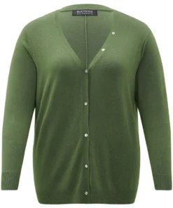 Supersoft Essentials Plain Button Detail Very Stretchy Cardigan 31 Supersoft Essentials Plain Button Detail Very Stretchy Cardigan -Clothing Shop 510698746 op