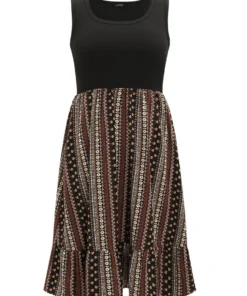 Supersoft Essentials Bandana Print Patchwork Pocket Ruffle Hem Tank Dress 27 Supersoft Essentials Bandana Print Patchwork Pocket Ruffle Hem Tank Dress -Clothing Shop 517356705 rz c40e41d4 2454 40f5 bd71 640d71b80bbb