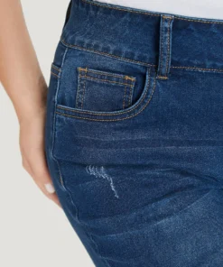 Very Stretchy High Rise Distressed Detail Raw Hem Jeans -Clothing Shop 523819678 sz 7ce6514b f568 488b b473 61f9ee82130c