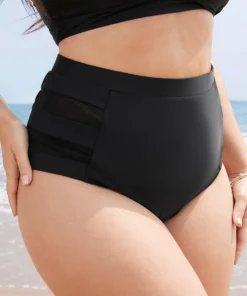 Plain Mesh Insert Swim Bottom -Clothing Shop 524016589 dv 468f8892 9e73 4296 95b0 4efea62b6c11