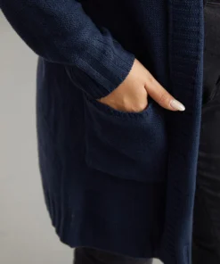 Plain Texture Pocket Hooded Cardigan -Clothing Shop 525898307 cf 1e9c00a1 7b2c 48d4 8cb6 ab80e213b35d