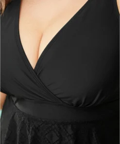 Contrast Lace Ruffle Hem Surplice Neck Swim Dress -Clothing Shop 527178059 dm ae579b4f 0b18 4a8c 98bf 0e0fa985f2a4