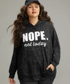 Letter Vintage Hooded Pocket Sweatshirt -Clothing Shop 527410845 jw ef8a1d8d d96a 418d 9434 fbf0dcf1ba15