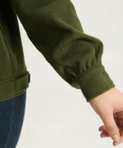 Plain Pocket Button Up Shacket -Clothing Shop 530162705 oz