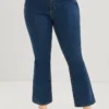 Bootcut Slightly Stretchy High Rise Dark Wash Jeans