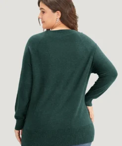 Supersoft Essentials Button Detail Raglan Sleeve Pullover -Clothing Shop 537456719 la 1b6bc27b 3e58 4023 9fa7 ac3be3acc5ca