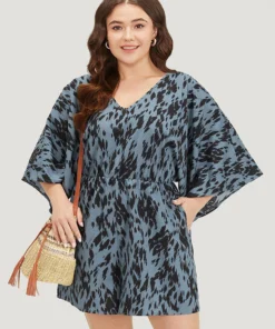 Leopard Print Flounce Sleeve Pocket Elastic Waist Jumpsuit -Clothing Shop 537716255 ra fd04fa08 8fb8 428d 99c6 074d95e08ee8