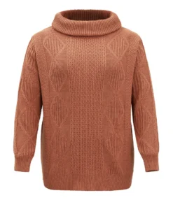 Plain Plisse Turtle Neck Loose Pullover -Clothing Shop 537844206 ie 29d14336 b958 4169 b67a b3180320a2ed