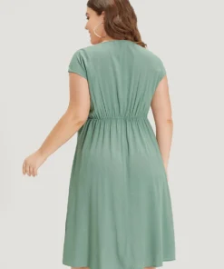 Supersoft Essentials Solid Knot Wrap Hem Cap Sleeve Dress 12 Supersoft Essentials Solid Knot Wrap Hem Cap Sleeve Dress -Clothing Shop 545149286 ie a7e848e8 32de 4427 a749 a0ea2c3900a4