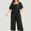 Contrast Stitch Pocket Button Detail Belted Zipper Jumpsuit 2 Contrast Stitch Pocket Button Detail Belted Zipper Jumpsuit -Clothing Shop 545953967 aj 730d510c 1678 43f8 b9a8 e276bb1a69e6