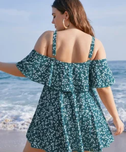 Ditsy Floral Cold Shoulder Sculpt Waist Ruffles Swim Dress 32 Ditsy Floral Cold Shoulder Sculpt Waist Ruffles Swim Dress -Clothing Shop 548690278 nw 49479850 57d4 4b2b ba99 3065d3869967